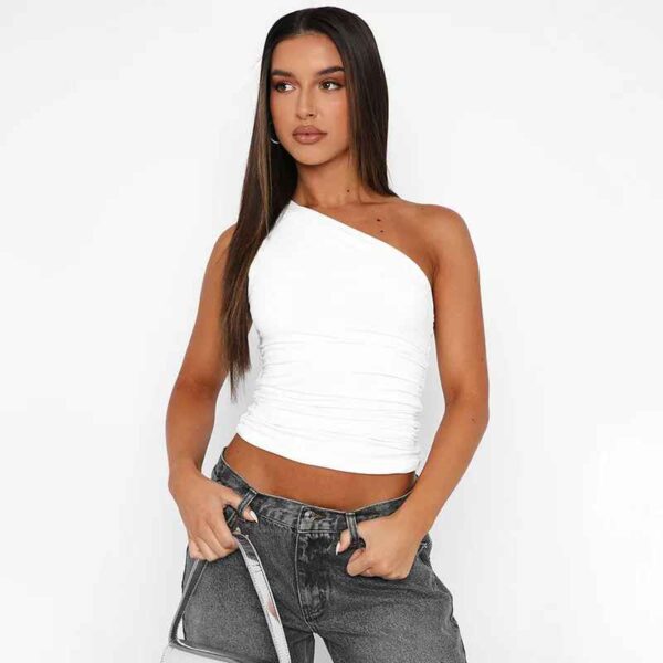 Crop Top Femme – Style Classique & Sportif – Image 4