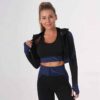 Ensemble Survêtement Femme 3 Pièces – Legging, Crop Top et Haut Manches Longues – Image 7