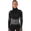 Ensemble Survêtement Femme 3 Pièces – Legging, Crop Top et Haut Manches Longues – Image 6