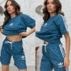 Ensemble Femme – T-shirt et Short Confortables et Ajustés