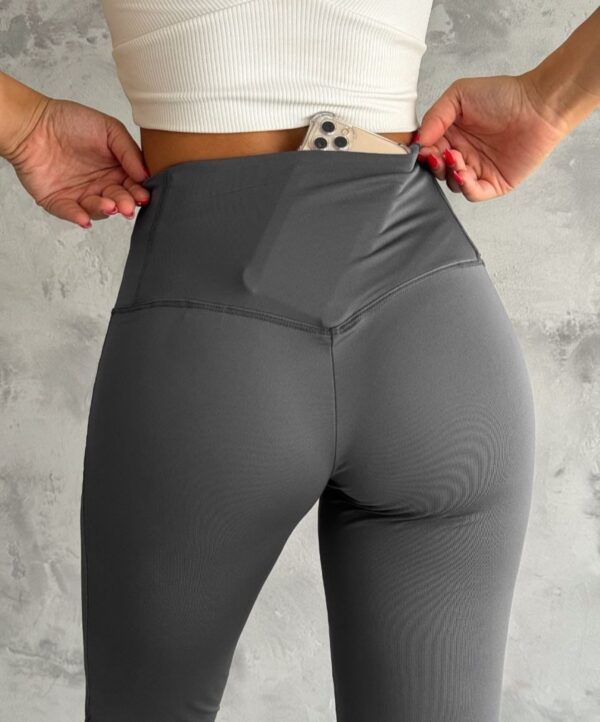 Legging Femme Évasé – Taille Haute Style Évasé (Patte d’Éléphant) – Image 2