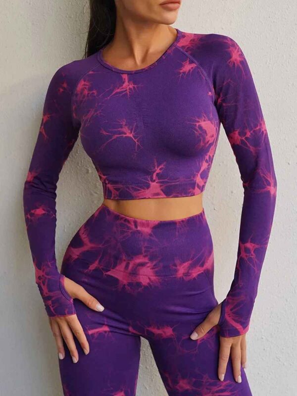 Ensemble Survêtement Femme – Crop Top Ajusté – Image 3