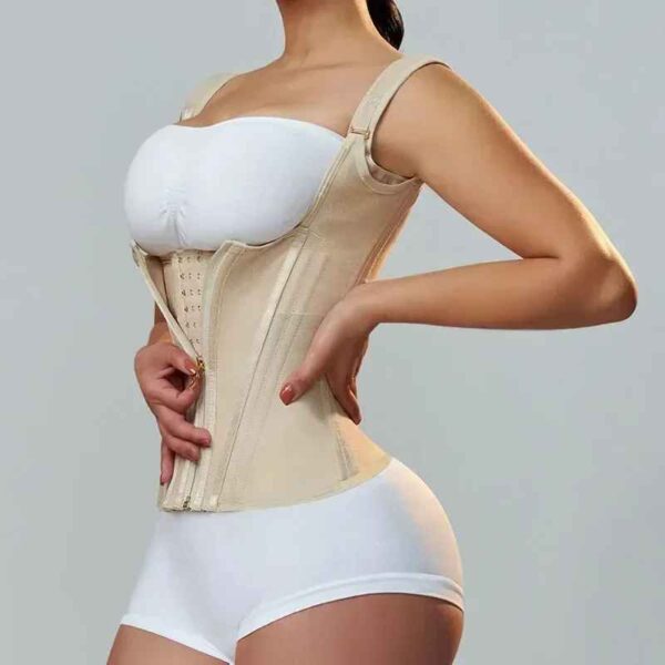 Corset Gaine Double Compression – Fermeture Éclair + Crochets – Confort Jour & Nuit – Image 4