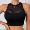 Crop Top Femme avec Détails en Tulle – Sport & Élégance Réunis – Image 2