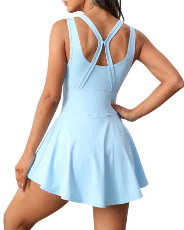 Robe de Sport Femme – Mini Coupe Ajustée Style Athlétique