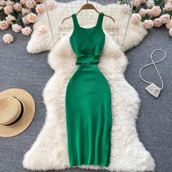Robe d'été légère à taille cintrée – Confort et fraîcheur – Image 4