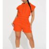 Ensemble short et t-shirt femme confortable et tendance pour l’été ou la maison – Image 3