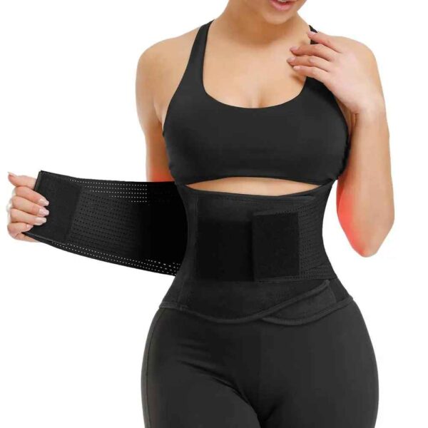 Ceinture de Sudation Unisexe – Sport & Taille Affinée avec Fermeture Velcro – Image 2