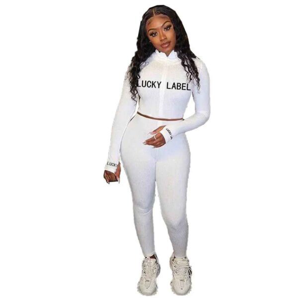 Ensemble survêtement moulant femme – Sexy, doux et confortable – Image 7