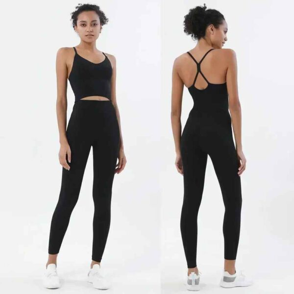 Ensemble Survêtement Femme – Crop Top Ajusté – Image 2