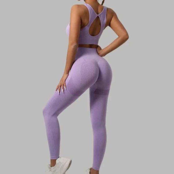 Ensemble Survêtement Femme – Crop Top Ajusté & Pantalon Moulant – Image 5
