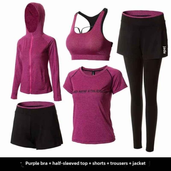 Ensemble Survêtement Femme 5 Pièces – Tissu Néoprène Polyvalent – Image 2