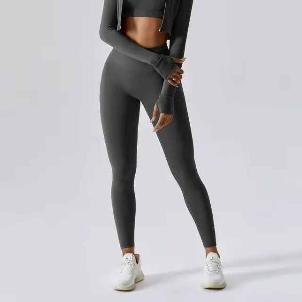 Legging de Sport Femme Taille Haute – Push-Up & Sans Couture – Image 5