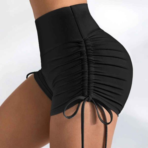 Short Legging Femme Sexy – Taille Haute avec Lacets Latéraux – Image 3