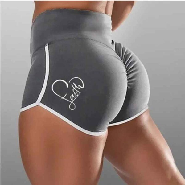 Short Legging Basique Femme – Taille Haute Confort et Maintien – Image 2