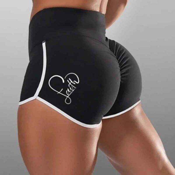 Short Legging Basique Femme – Taille Haute Confort et Maintien – Image 4