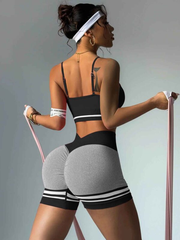 Ensemble Décontracté Femme – T-shirt et Short Style Sporty – Image 5
