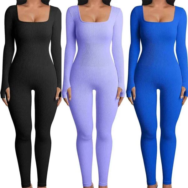 Combinaison Femme Noire – Élégante et Polyvalente – Image 2