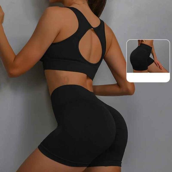 Ensemble Décontracté Femme – T-shirt et Short Style Sporty – Image 4