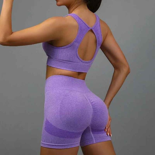 Ensemble Décontracté Femme – T-shirt et Short Style Sporty – Image 3
