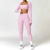 Ensemble Survêtement Femme – Crop Top Ajusté & Pantalon Moulant – Image 5
