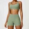 Ensemble Yoga Femme – Crop Top & Short Ajusté – Image 8