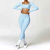 Ensemble Survêtement Femme – Crop Top Ajusté & Pantalon Moulant – Image 4