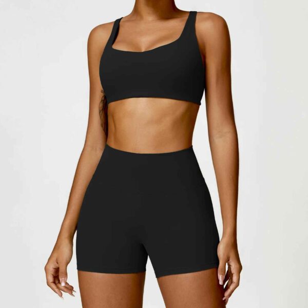 Ensemble Yoga Femme – Crop Top & Short Ajusté – Image 7