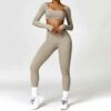 Ensemble Survêtement Femme – Crop Top Ajusté & Pantalon Moulant – Image 3