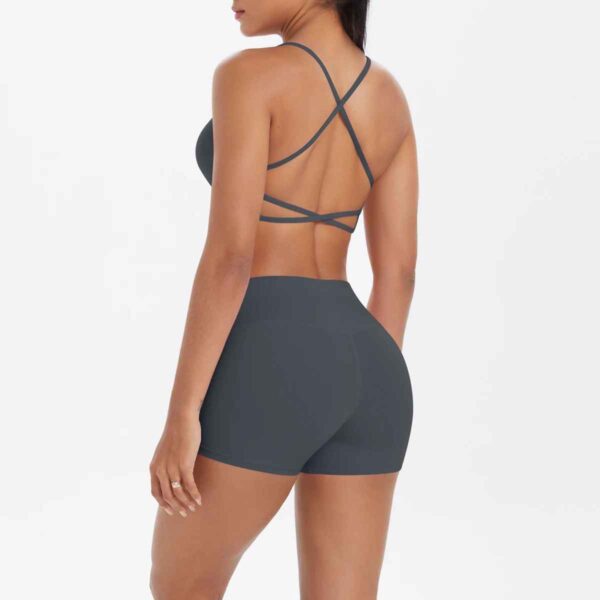 Ensemble Yoga Femme – Crop Top & Short Ajusté – Image 5