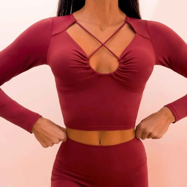 Ensemble Survêtement Femme – Crop Top Ajusté