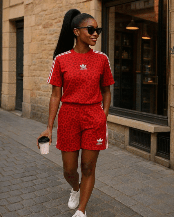 Ensemble Short Cycliste et T-shirt Ample – Confort Urbain et Style Décontracté – Image 10