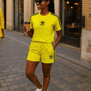 Ensemble Short Cycliste et T-shirt Ample – Confort Urbain et Style Décontracté