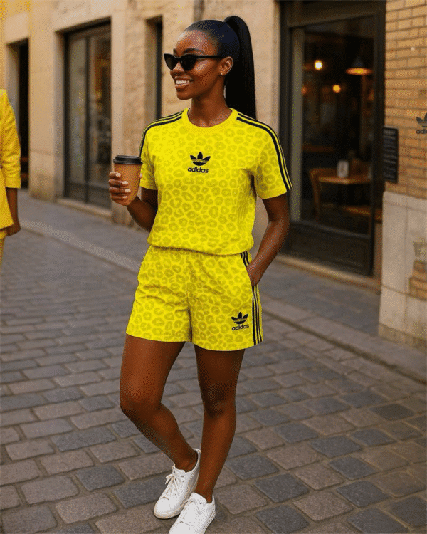 Ensemble Short Cycliste et T-shirt Ample – Confort Urbain et Style Décontracté