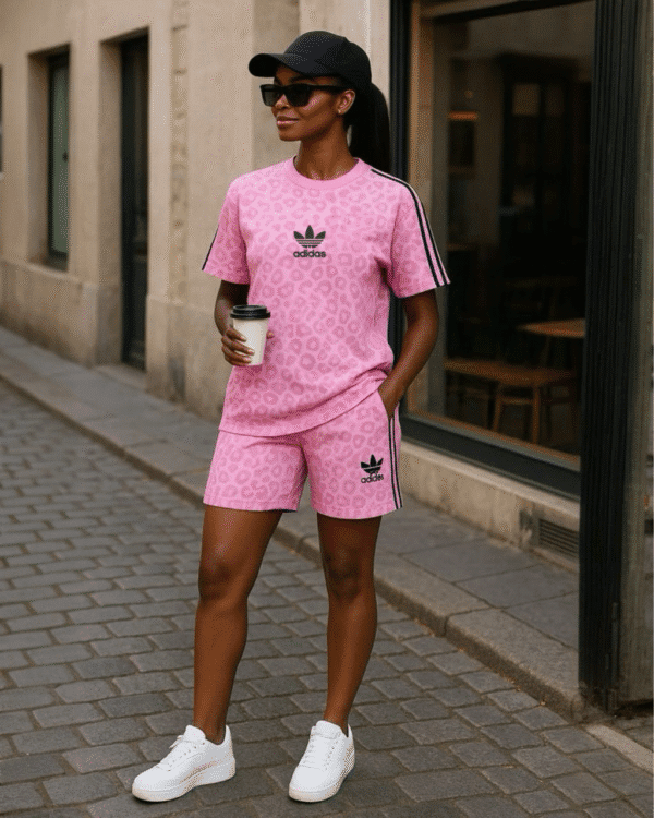 Ensemble Short Cycliste et T-shirt Ample – Confort Urbain et Style Décontracté – Image 3