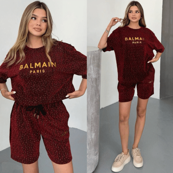 Ensemble Short Cycliste et T-shirt Ample – Confort Urbain et Style Décontracté – Image 4