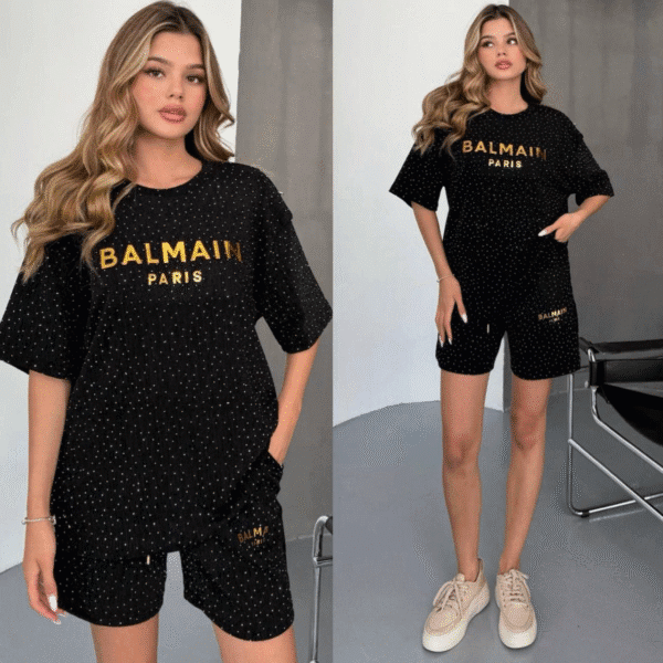 Ensemble Short Cycliste et T-shirt Ample – Confort Urbain et Style Décontracté – Image 5